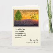 for Life Partner Romantic Sunset誕生日 カード (正面)