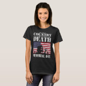 For Love Of Country They Accepted Death USA Memori Tシャツ (正面フル)