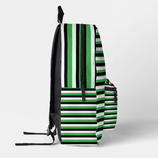 For Lovers of Fun – Green Backpack プリントバックパック (左)