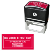 For Mobile Deposit Only セルフインキングスタンプ (インサイチュ)