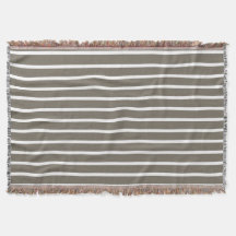 For Modern Comfort – Taupe & White Striped 