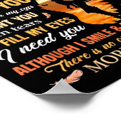 For mom in heaven when close eyes miss mother ポスター (角)