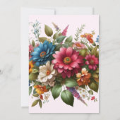 For Motherハッピーバースデーパーティの招待状 招待状 (裏面)