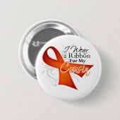 For My Fishes - Leukemiaリボン 缶バッジ (正面&裏面)