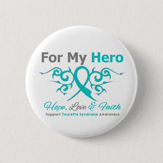 For My Hero - Hope Love Faith - Tourette Syndrome 缶バッジ