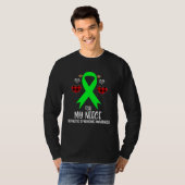 For My Niece Nephrotic Syndrome Awareness Ribbon B Tシャツ (正面フル)