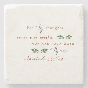 For My Ways is not your Ways聖なる書物、 経典葉 ストーンコースター