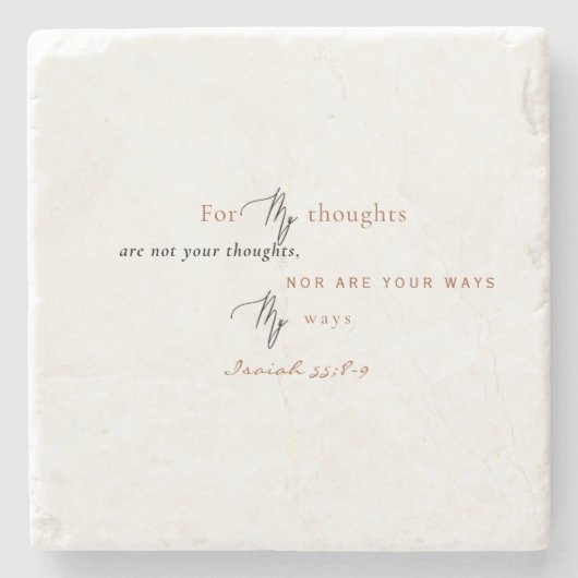 For My Ways is not your Ways聖なる書物、 経典 ストーンコースター (正面)