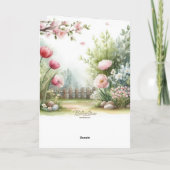 For My Wife Anniversary Greeting Card サンキューカード (裏面)