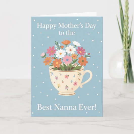 For Nanna Mother's Day Card シーズンカード (正面)