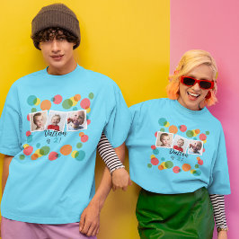 For Parents誕生日Boy Photo Tシャツ