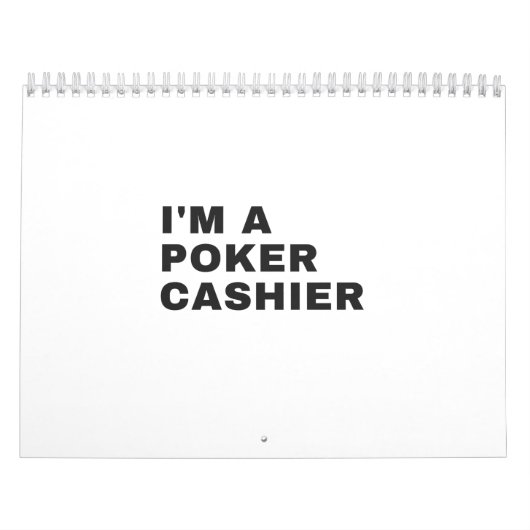 FOR POKER CASHIERS カレンダー (カバー)