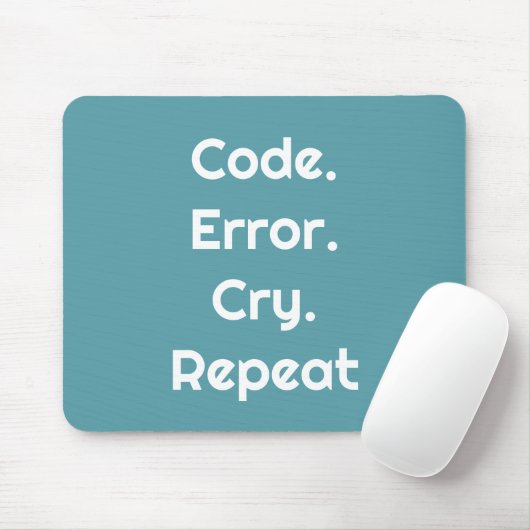 For Programming Lovers – Code. Error. Cry. Repeat マウスパッド (マウス)
