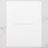 FOR SALE Tear Off写真テンプレート チラシ (裏面)