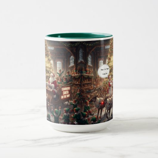 For Santa's  Long Trip Mug マグカップ (中央)