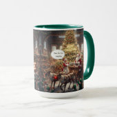 For Santa's  Long Trip Mug マグカップ (正面右)