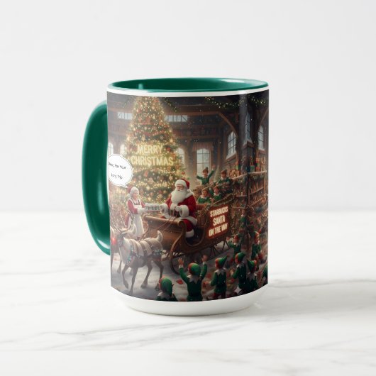 For Santa's  Long Trip Mug マグカップ (正面左)