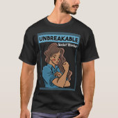 For Social Workers Women Unbreakable Social Worker Tシャツ (正面)