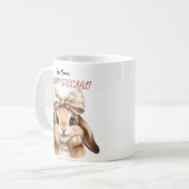 For Some Bunny Special Cute Easter Coquette Bunny  コーヒーマグカップ (正面左)
