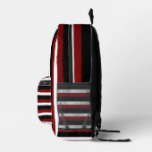 For Style Lovers – Abstract Warm Art Backpack プリントバックパック (右)