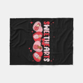 For Sweethearts Nicu気にナースバレンタインスワドル フリースブランケット (正面(横))