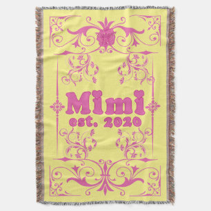 For That Special "Mimi 2020" スローブランケット