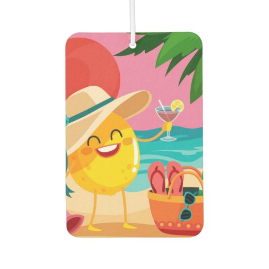 “For the Beach” Air Freshener カーエアーフレッシュナー (正面)