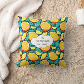 For the Best Mom Citrus  – Personalized クッション (ブランケット)