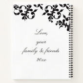 「For the Bride」レシピ本 ノートブック (裏面)