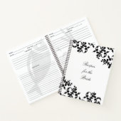 「For the Bride」レシピ本 ノートブック (内部)