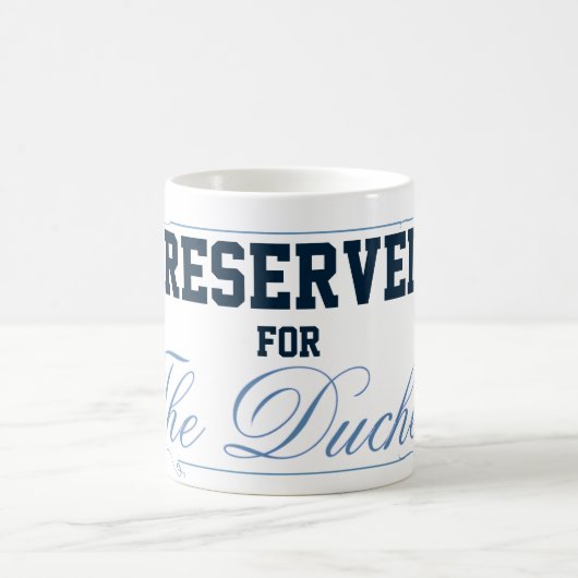 For The Duchess コーヒーマグカップ (中央)