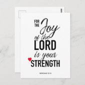 『For the Joy』引用文葉書 ポストカード (正面/裏面)