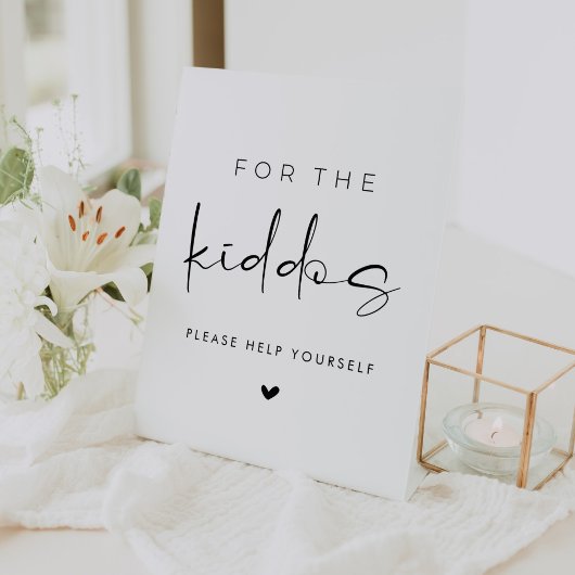 For the Kiddos Wedding Kids Table 台座サイン