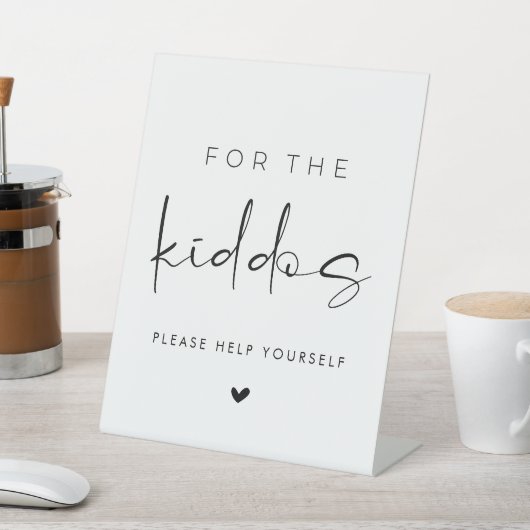 For the Kiddos Wedding Kids Table 台座サイン (インサイチュ)