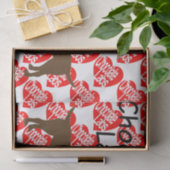 For the Love of Chocolate Lab Dogs 薄葉紙 (ギフト)