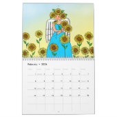 For the Love of Flowers 2025 Calendar カレンダー (2月 2026)