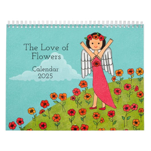 For the Love of Flowers 2025 Calendar カレンダー (カバー)