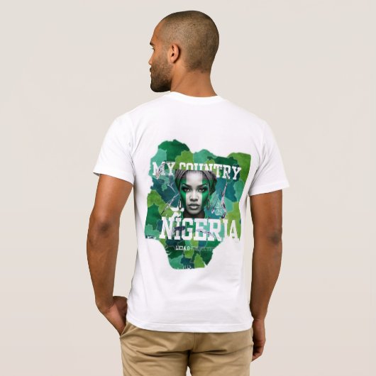 For the Love of Naija Tシャツ (裏面フル)
