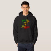 For the Love of Reggae Rasta Colors パーカ (正面フル)