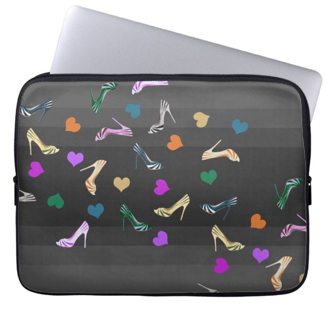 For the Love of Shoes Laptopバッグ ラップトップスリーブ (正面)