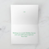 For the Veterinarian ALL IN YOUR DOGS DAY Holiday カード (内部)