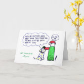 For the Veterinarian ALL IN YOUR DOGS DAY Holiday カード (黄色い花)