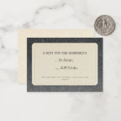 For the Wordsmith Graduation Gift Insert ノートカード (正面/裏面インサイチュ)