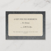 For the Wordsmith Graduation Gift Insert ノートカード (正面)