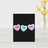 For This Candy Hearts Anti-valentine's Day Gag カード (黄色い花)