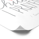 For This Child I Prayed 1 Samuel 1:27 Pink ポスター (角)