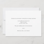 For This Child We Have Prayed  Baby Shower サンキューカード (裏面)