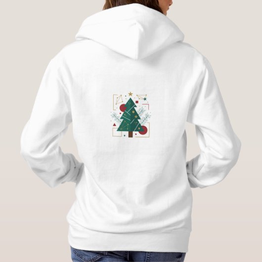 For This Moment – Christmas Tree Vector Hoodie for パーカ (裏面)