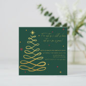 For Unto Us A Child Is Born | クリスマス招待状 招待状 (スタンド正面)