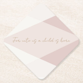 For Unto Us a Child is Born ペーパーコースター